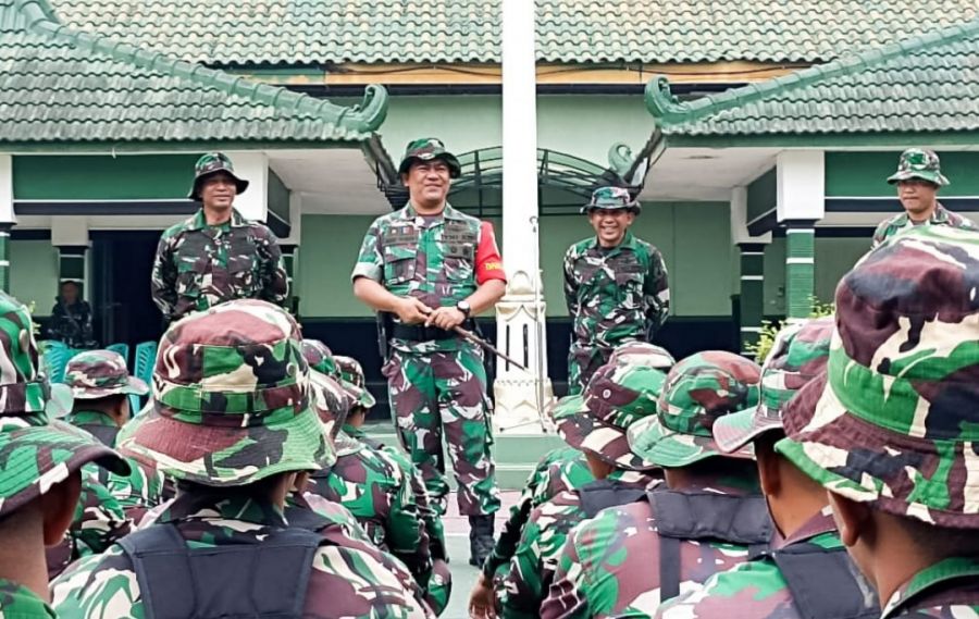 Berikan Arahan SSK BKO, Dansatgas TMMD 115 Tahun 2022 Bojonegoro: Kerja ikhlas, Lancarkan Tugas
