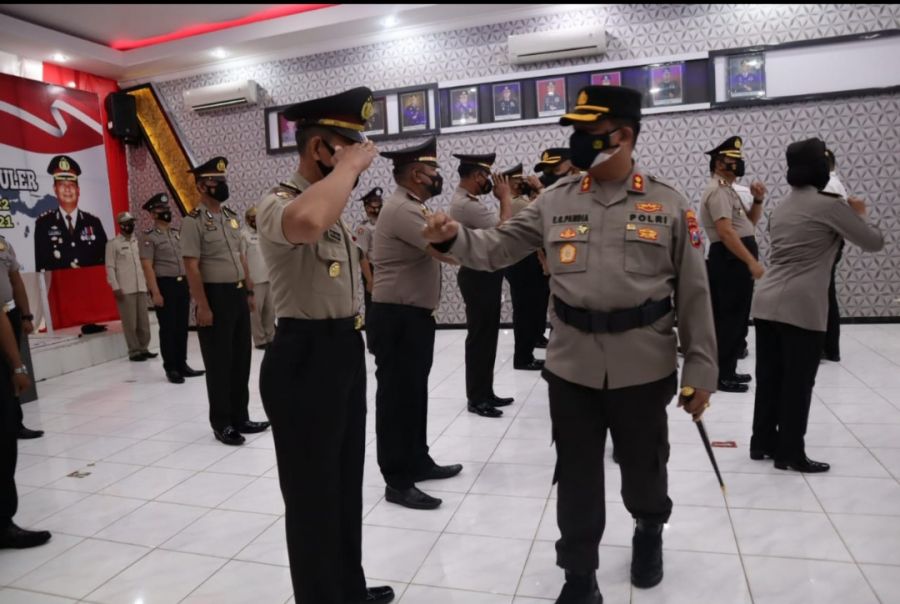 120 Personel Polres Bojonegoro Naik Pangkat