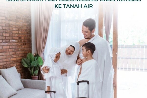 1.690 Jemaah Haji Bojonegoro Kembali Ke Tanah Air Terbagi Dalam Lima Kloter