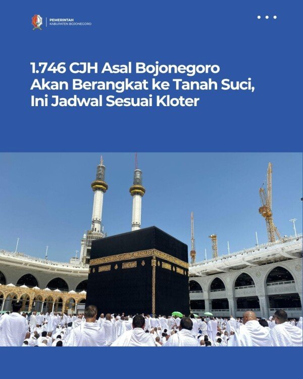 1.746 CJH Asal Bojonegoro Akan Berangkat ke Tanah Suci