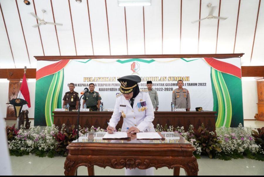33 Kepala Desa Terpilih Gelombang 1 Resmi Dilantik Oleh Bupati Bojonegoro
