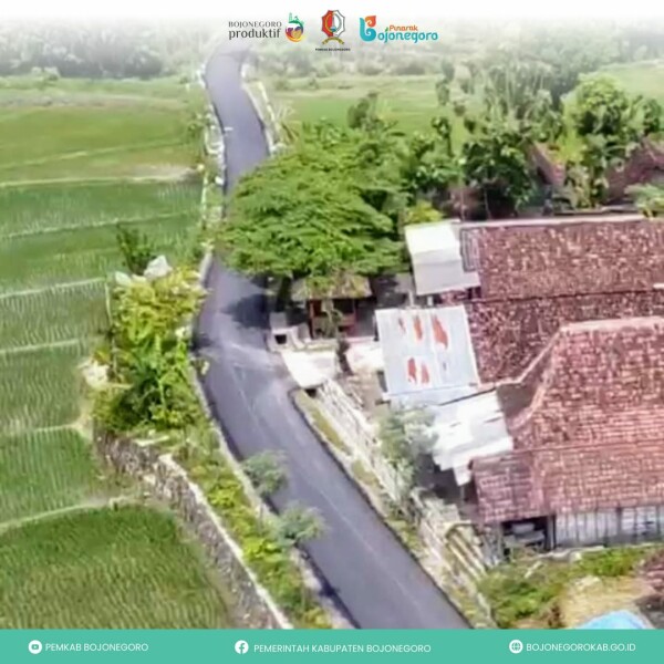427,46 KM Pembangunan Jalan Melalui BKK Desa Ndadekno Bojonegoro Rakaprah
