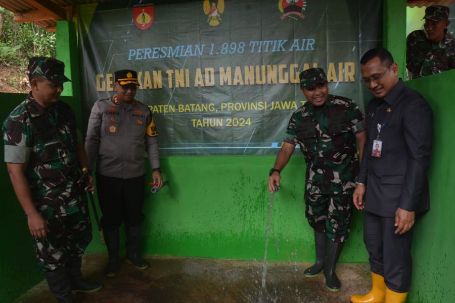 83 Titik Sumber Air Bersih Jajaran Korem 071/Wijayakusuma Untuk Membantu Kesulitan Masyarakat