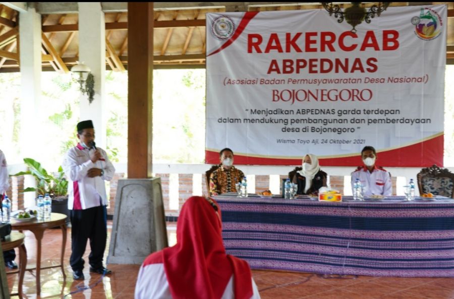 ABPEDNAS Fokus Program Kerja, Bupati Bojonegoro Berharap BPD Aktif Mengayomi Warga