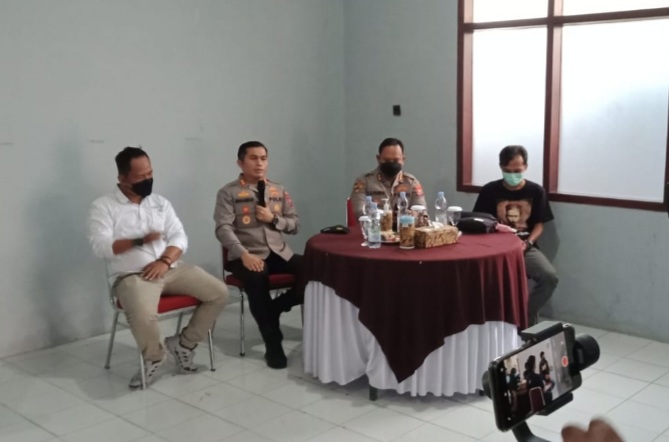 AKBP EG Pandia Pamit Sekaligus Kenalkan Kapolres Baru Kepada Para awak Media
