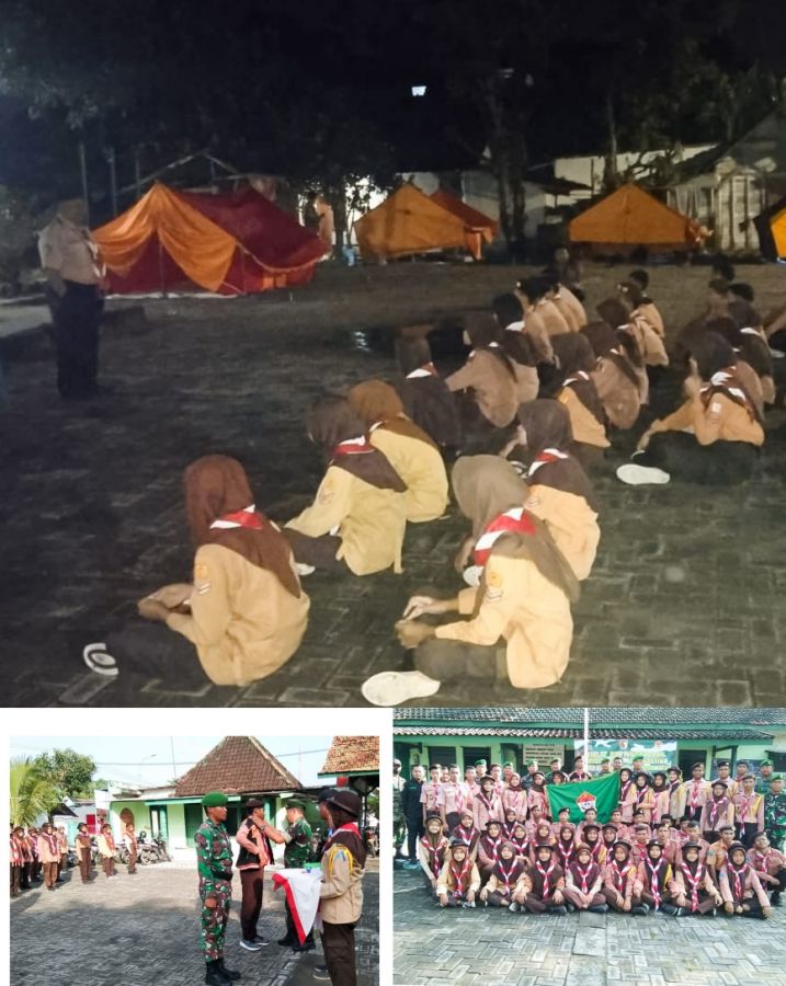 Anggota Baru Saka Wira Kartika Koramil Tambakrejo Kodim 0813 Bojonegoro Dikukuhkan
