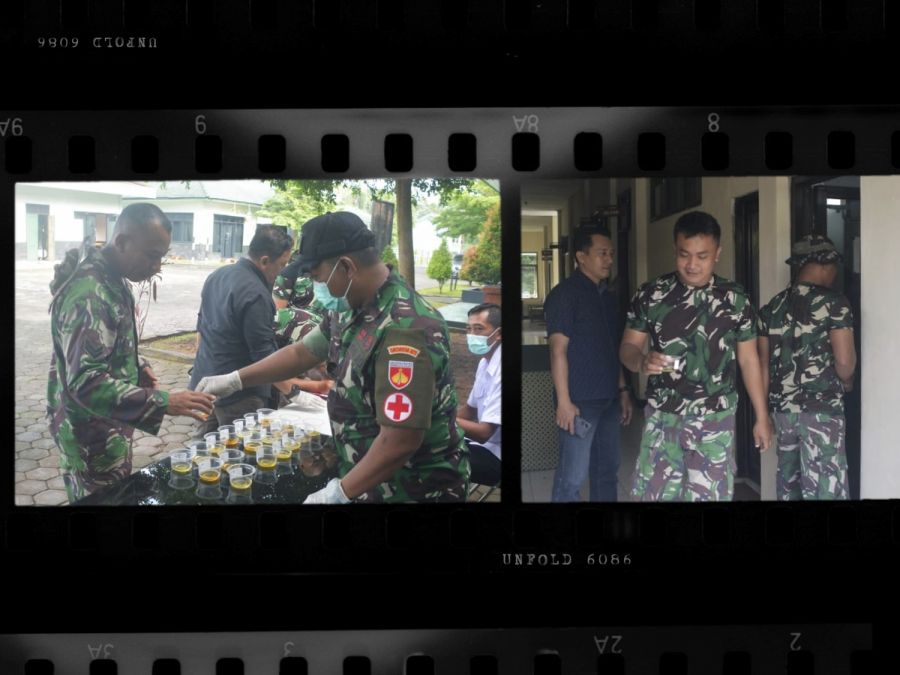 Antisipasi Penyalahgunaan Narkoba, Korem 071/Wijayakusuma Sidak Anggota Tes Urine