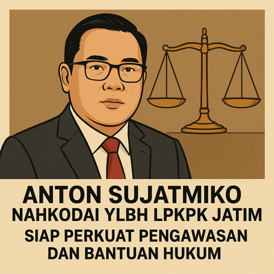 Anton Sujatmiko Nahkodai YLBH LPKPK Jatim, Siap Perkuat Pengawasan dan Bantuan Hukum