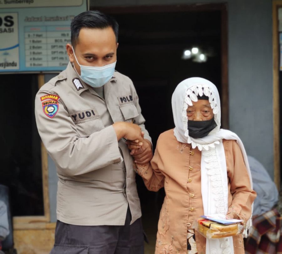 Antusias Para Lansia Dusun Nglajer Ikut Vaksinasi Booster