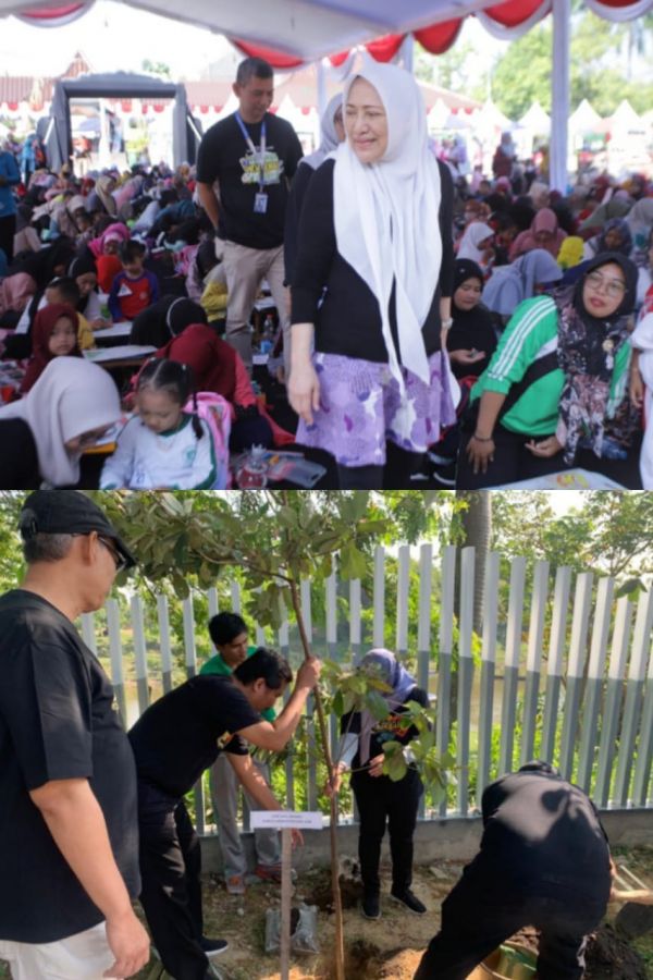 Antusiasme Warga Sangat Tinggi Hadiri B-TIFF Hari Kedua, Tanam Pohon hingga Festival Mewarnai Bupati