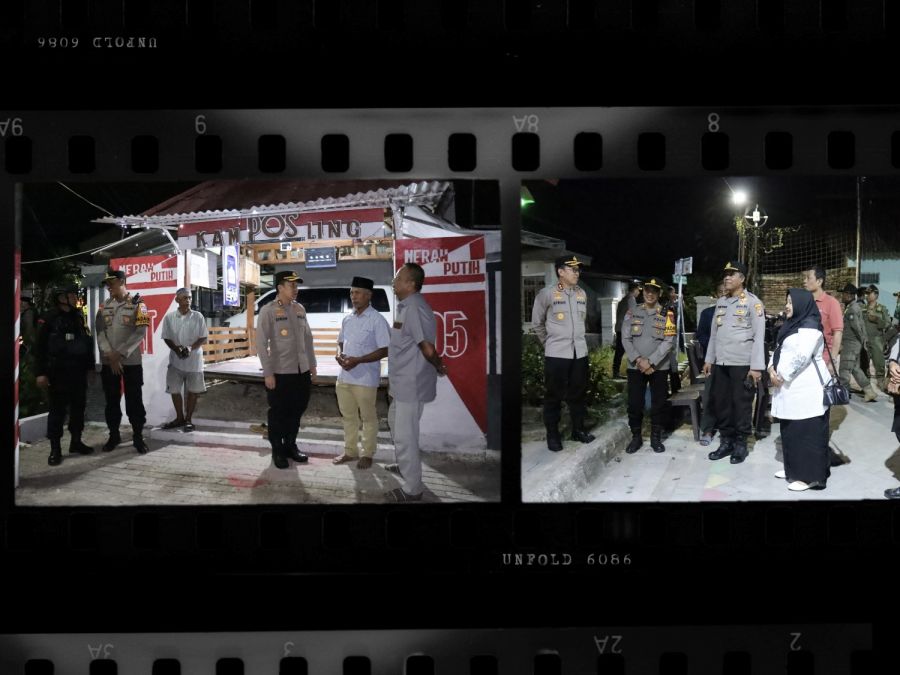 Aparat Gabungan Turun ke Jalan