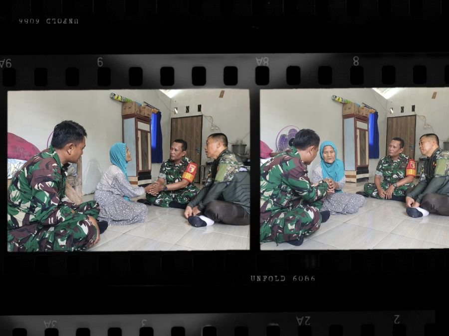 Babinsa 21/Sukosewu Kodim 0813 Bojonegoro Bantu Lansia Korban Penipuan