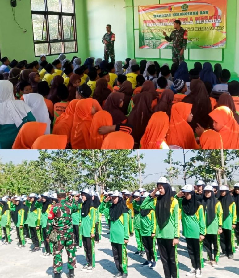 Babinsa Kodim 0813 Bojonegoro Terus Gencarkan Penguatan Bela Negara Dikalangan Pelajar