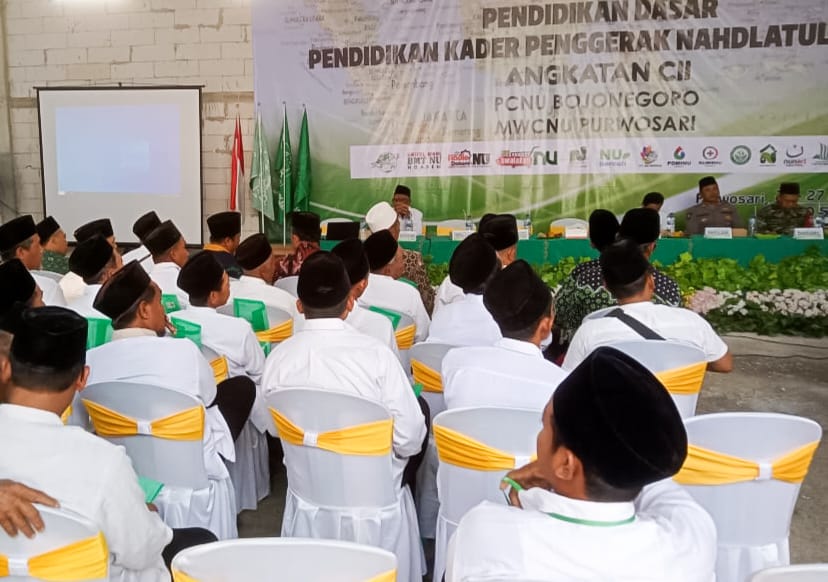 Babinsa Koramil Purwosari Kodim 0813 Bojonegoro Bekali Wasbang Peserta PD-PKPNU