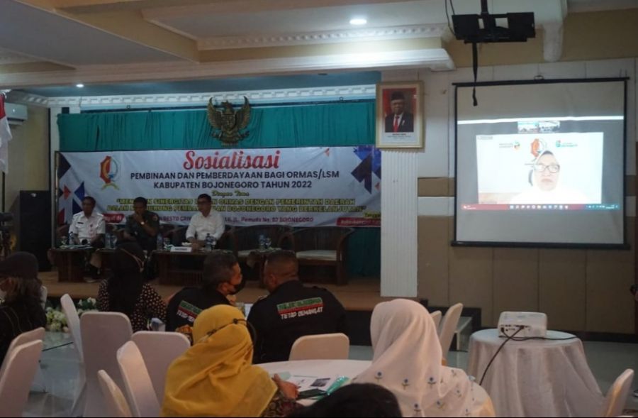 Bakesbangpol Bojonegoro Gelar Sosialisasi Pembinaan pembinaan pemberdayaan Bagi Ormas