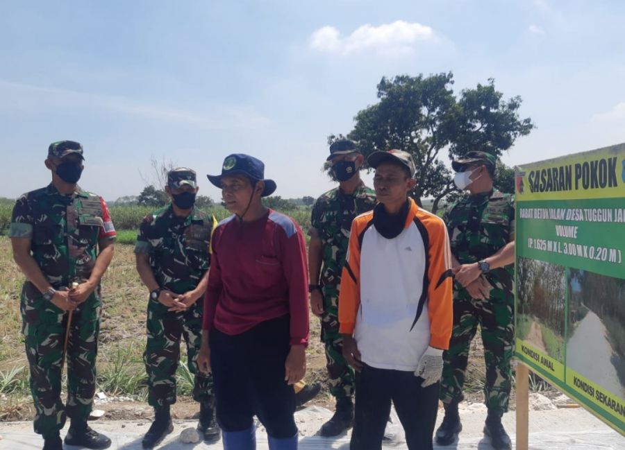 Bangun Sumber Daya Manusia di Pelosok Desa, TMMD ke-114 di kab Lamongan Hadir Ditengah Masyarakat