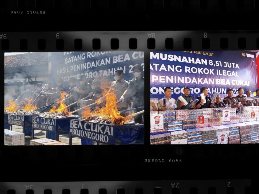 Bea Cukai Bojonegoro Musnahkan 8,51 Juta Batang Rokok Ilegal