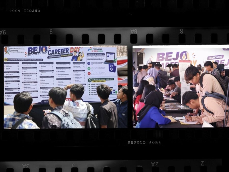 Bejo Career Day 2026 di Pendopo Malowopati Bojonegoro Dipadati Pencari Kerja