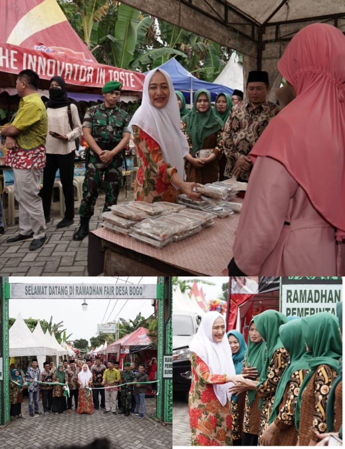 Berkah Ramadhan, Bupati Bojonegoro Dorong Pertumbuhan UMKM Di Ramadhan Fair Desa Bogo