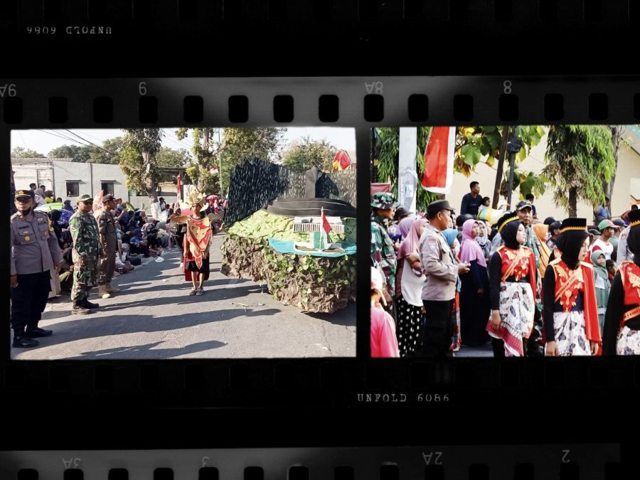 Bersama Forkopimcam, Danramil Dander Kodim 0813 Bojonegoro Berangkatkan Peserta Pawai Budaya