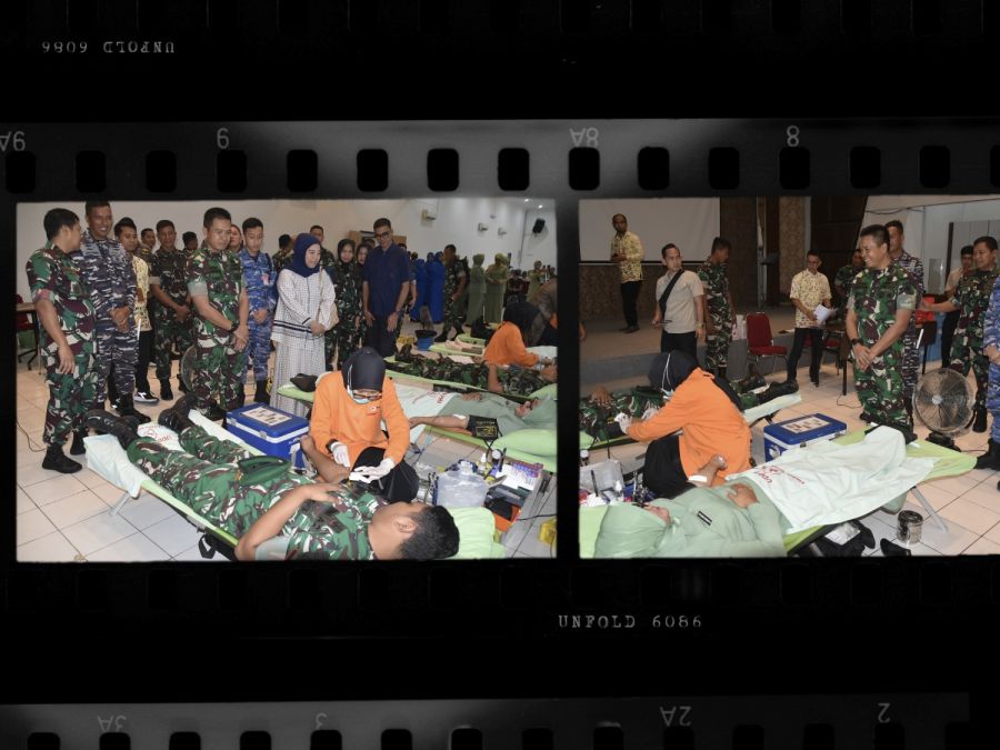 Bersatu Donorkan Darah Untuk Kemanusiaan Jelang HUT Ke-80 TNI dan HUT ke 75 Kodam IV/Diponegoro