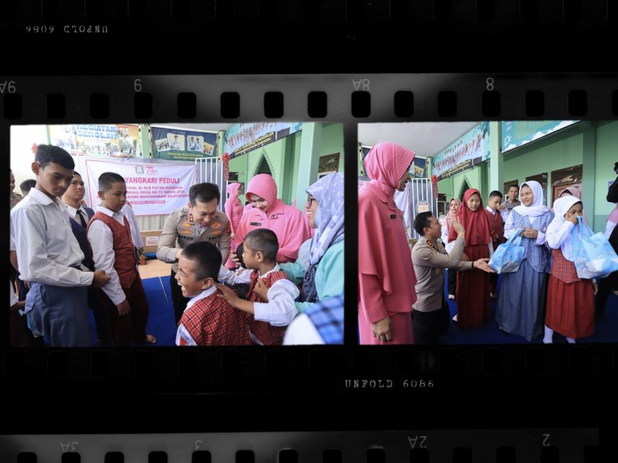 Bhayangkari Bojonegoro Gelar Bakti Sosial di SLB Putra Harapan