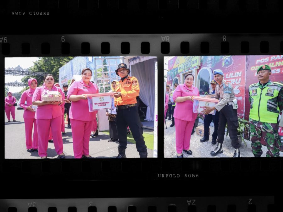 Bhayangkari Cabang Bojonegoro Berikan Dukungan Moril kepada Petugas Pengamanan Nataru 2024