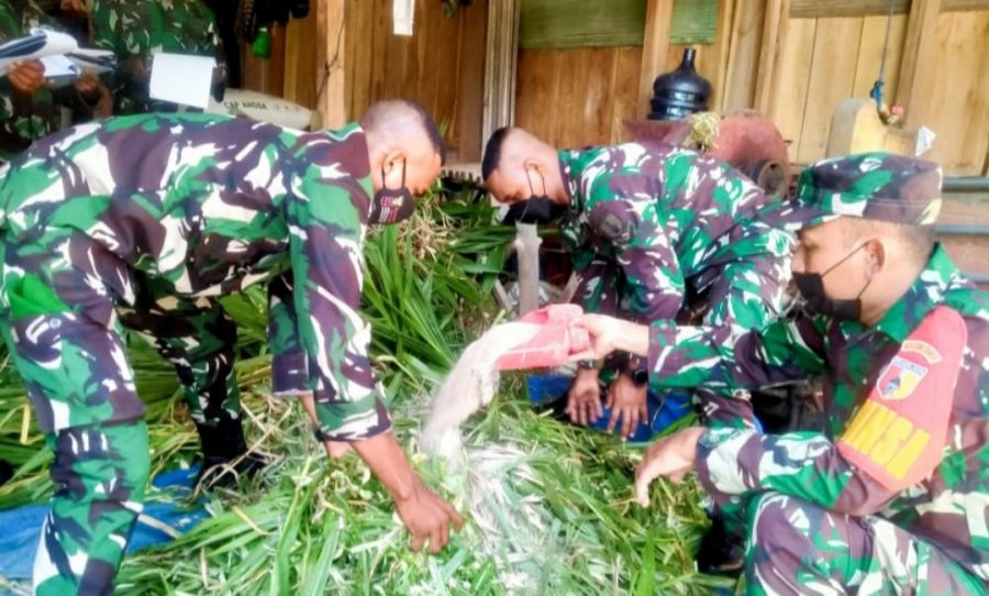 Bintara Dikjurba Otsus Kodim Bojonegoro Dikenalkan Pengelolaan pada UMKM Peternakan