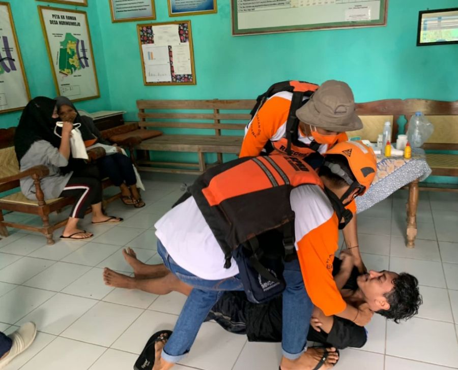 BNPB dan BPBD Bojonegoro Gelar Geladi Uji Sistem Peringatan Dini Banjir 
