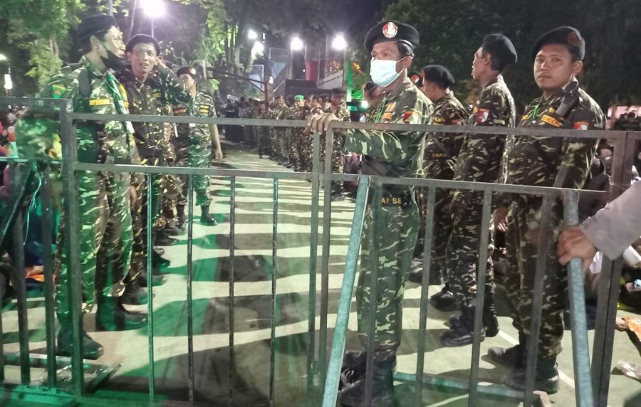 Bojonegoro Bersholawat Ratusan Banser Siap Amankan Kehadiran Habib Syech Bin Abdul Qadir Assegaf