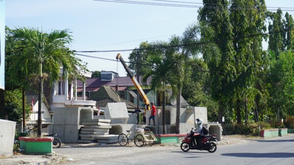 Bojonegoro Cantik Eks Tanggul Jalan MH Thamrin Akan Diperlebar dan Jadi RTH