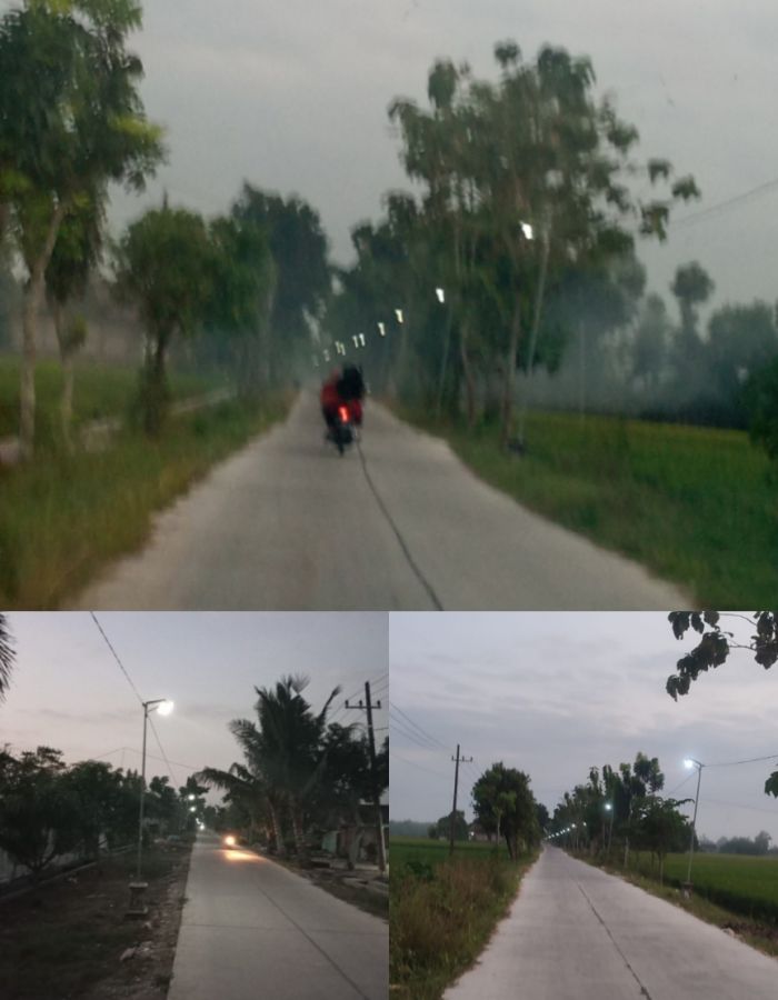 Bojonegoro Rakaprah 180 Titik PJU Terpasang di Sepanjang Jalan Desa Sidorejo