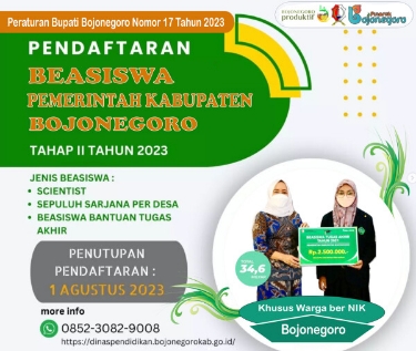 Bojonegoro Rakaprah Bupati Anna Siapkan 4 Jenis Beasiswa Pendidikan