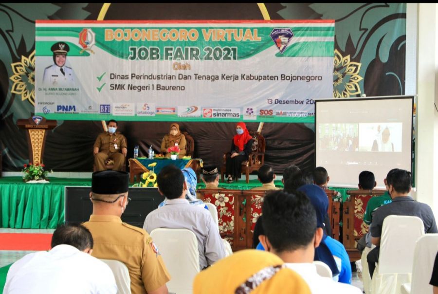 Bojonegoro Virtual Job Fair 2021 Sebagai Media Informasi, Kolaborasi dan Konektivitas Dibuka Secara