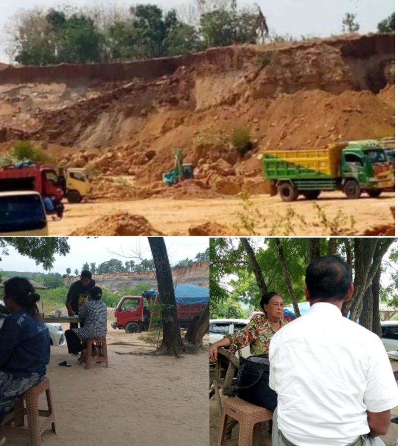 Bu Hanum Sang Pengusaha Tambang Galian C Jenis Pasir Silica Kuat Gugaan di Bank-up Oknum Polisi