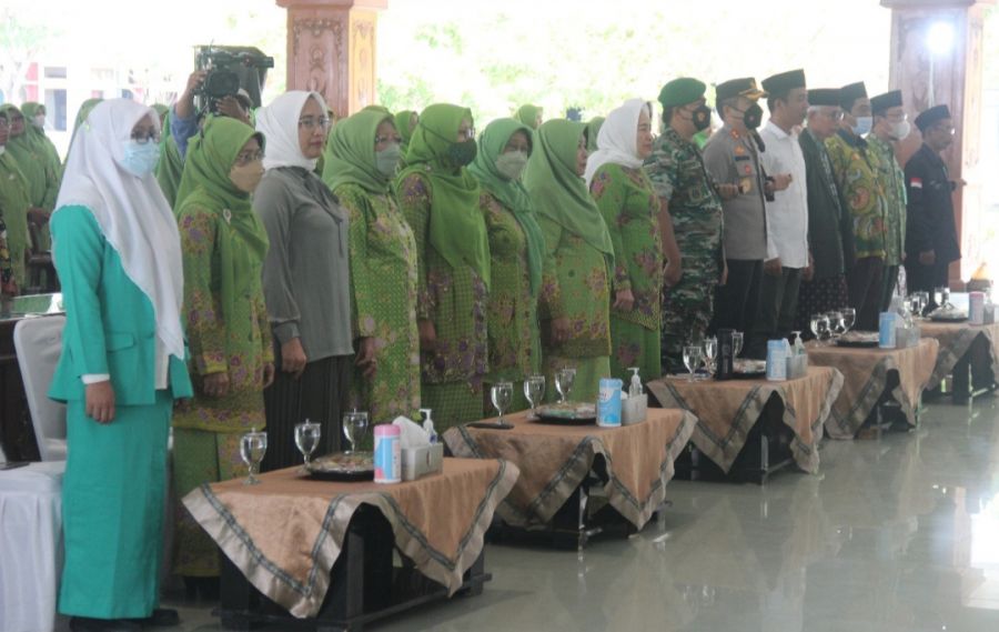 Bupati Anna Hadiri Pelantikan PC Muslimat NU Bojonegoro