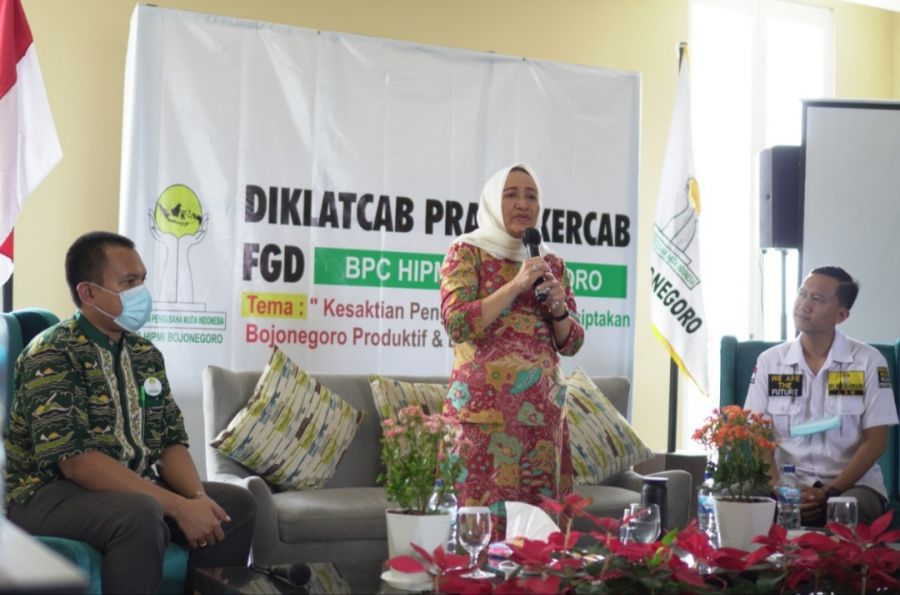 Bupati Bojonegoro Hadiri Diklatcab HIPMI dan Ajak Anak Muda Asah Talenta Bisnis