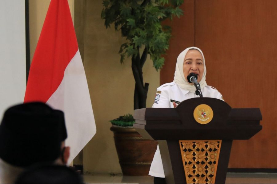Bupati Anna Hadir dan mengukuhkan Pengurus AKD Kabupaten Bojonegoro