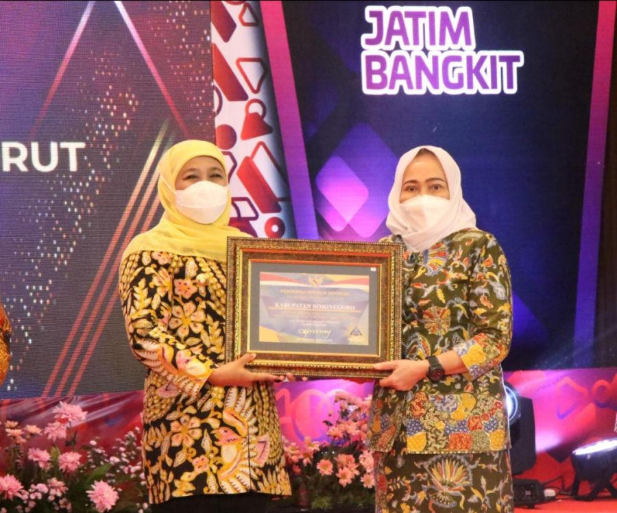Bupati Bojonegoro Kembali Terima Penghargaan Capaian Opini WTP Tahun 2020