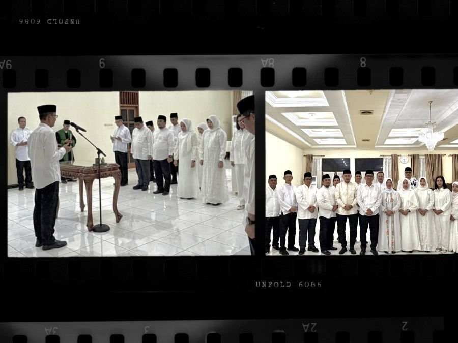 Bupati Bojonegoro Lantik 10 Pejabat di Rumah Dinas