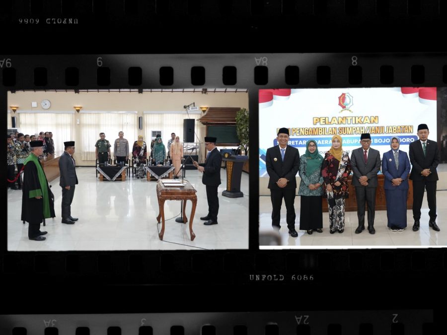 Bupati Bojonegoro Lantik Edi Susanto Sebagai Sekda Kab. Bojonegoro