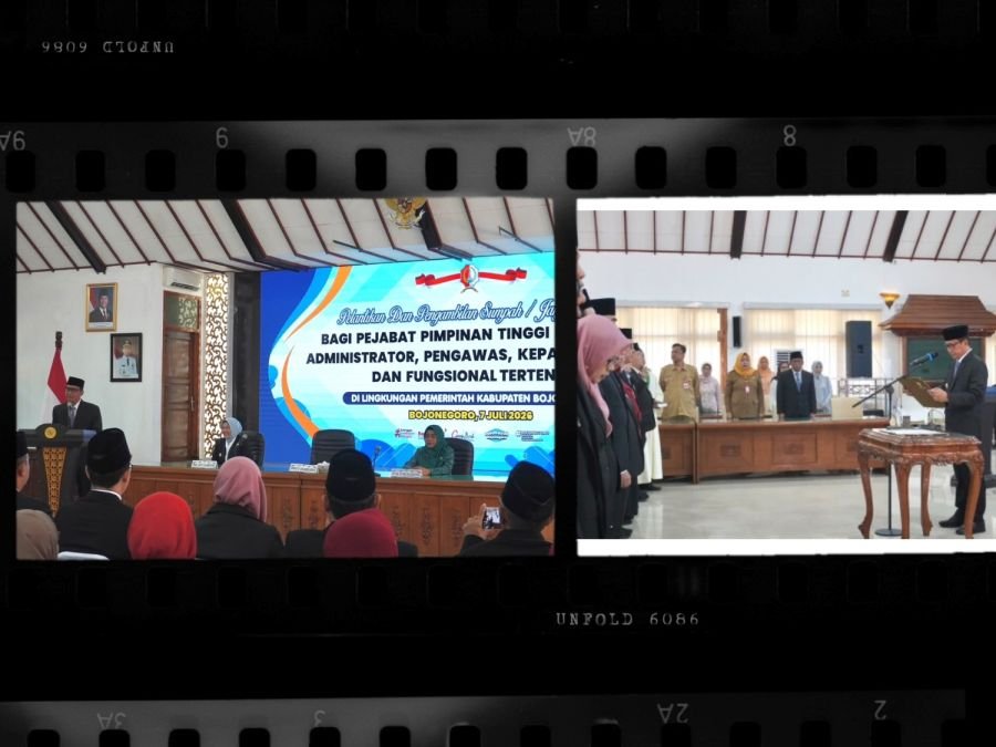 Bupati Bojonegoro Lantik Pejabat Tinggi Pratama hingga Kepala Sekolah