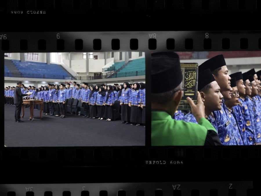 Bupati Bojonegoro Pimpin Prosesi Sumpah 571 PNS