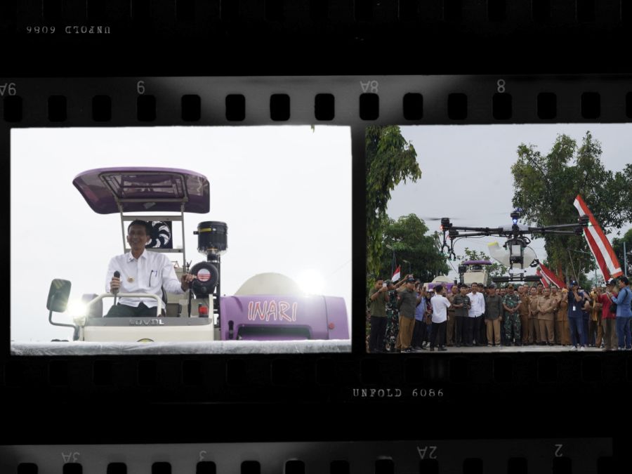 Bupati Bojonegoro Setyo Wahono Hadiri Peluncuran Teknologi Drone Pertanian