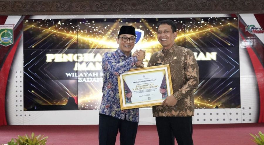 Bupati Bojonegoro Terima Penghargaan dari BKN RI