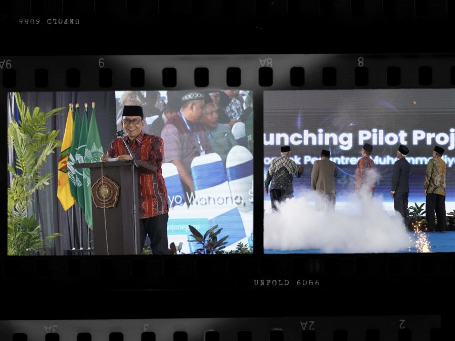 Bupati Setyo Wahono Hadiri dan Resmikan Pilot Project Pesantren Muhammadiyah