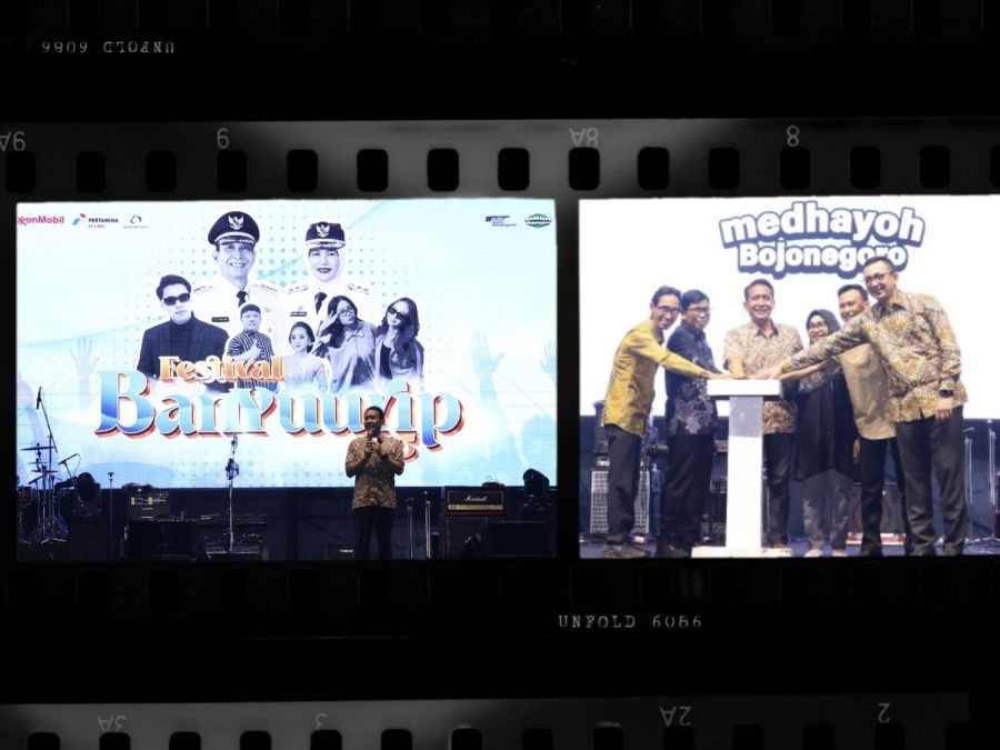 Bupati Setyo Wahono Launching Logo Medhayoh Bojonegoro