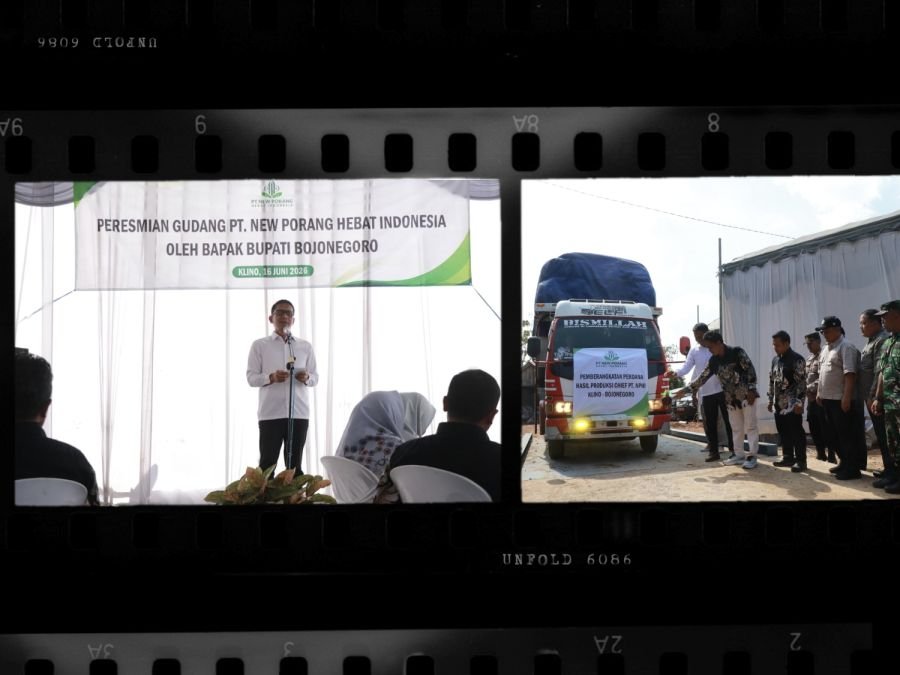 Bupati Setyo Wahono Resmikan Pabrik Pengolahan Porang di Sekar