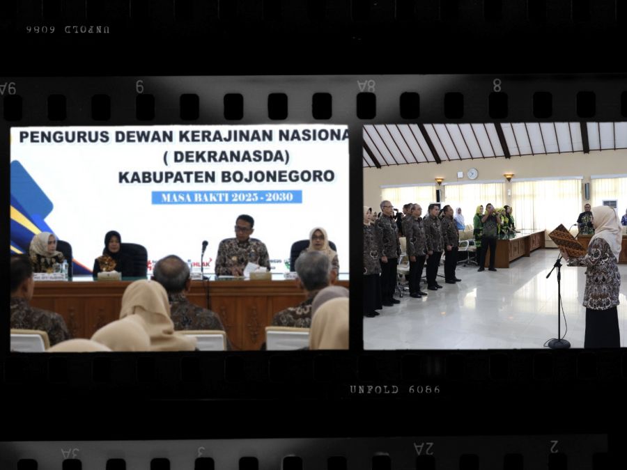 Bupati Wahono Melantik Pengurus Dekranasda Bojonegoro 2025-2030