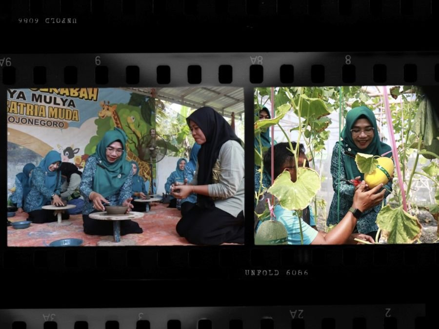 Cantika Wahono Kunjungi Sentra Gerabah Malo dan Wisata Petik Melon KW Farm